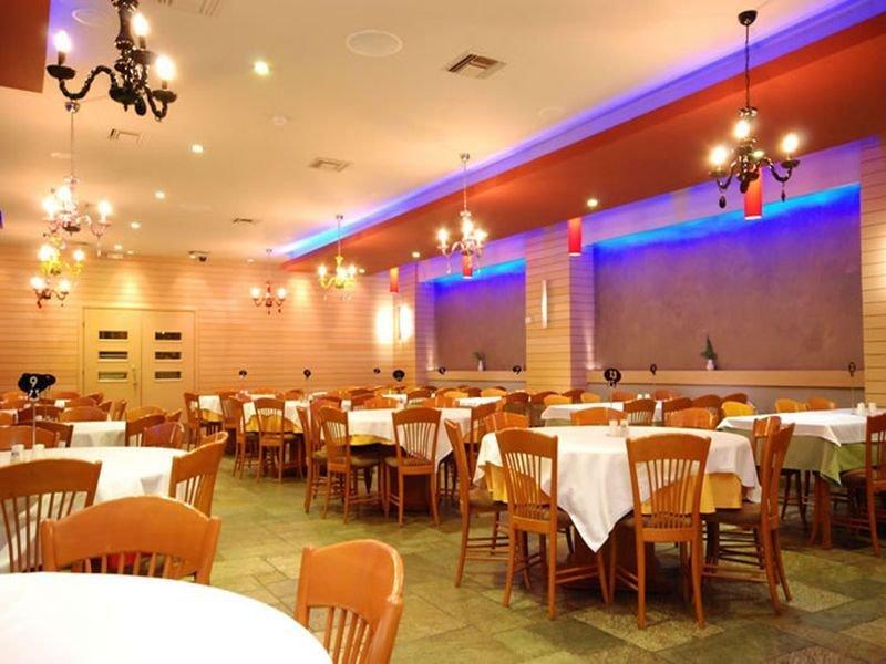 كالامباكا Hotel Antoniadis المطعم الصورة