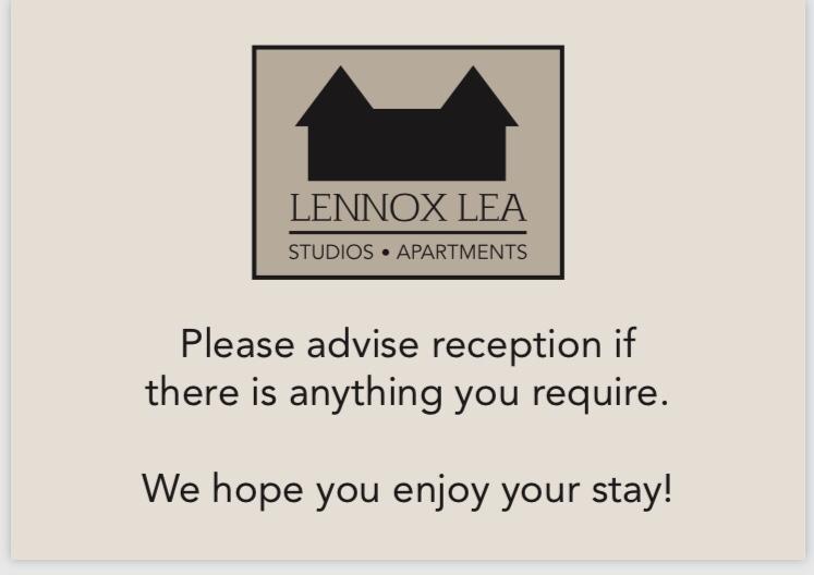 سيل Cheshire Hospitality Ltd Trading As Lennox Lea Studios And Apartments المظهر الخارجي الصورة