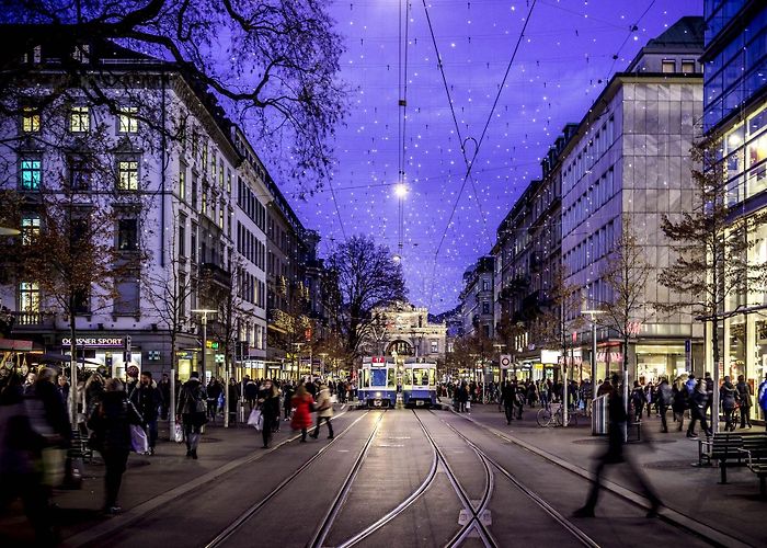 Bahnhofstrasse Thought you all like to see this part of "Zürich Bahnhofstrasse ... photo