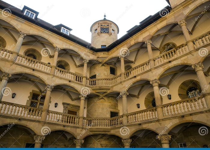 History Museum of Baden-Württemberg Arcade, State Museum Old Castle, Stuttgart, Baden-Wuerttemberg ... photo