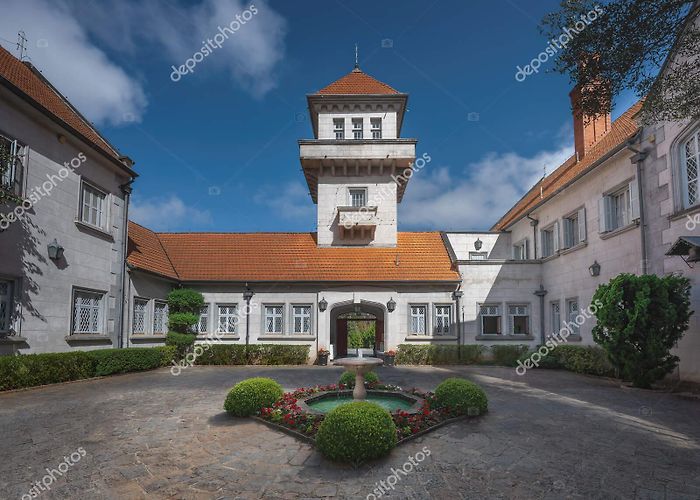 Boa Vista Palace Campos Jordao Brasil Abr 2019 Pátio Palácio Boa Vista Residência ... photo