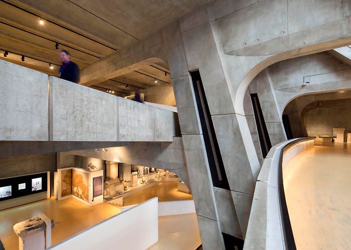 Gallo-Roman Museum Bostjan Vuga on the Gallo-Roman Museum of Lyon by Bernard Zehrfuss ... photo