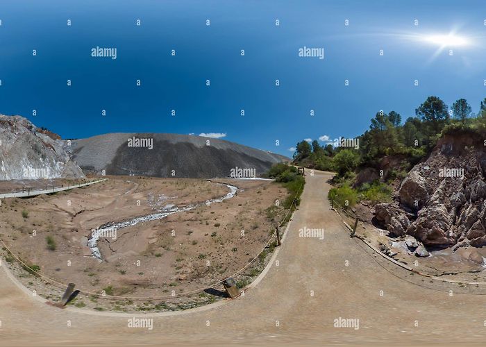 Cardona Salt Mountain Cultural Park 360° view of CARDONA Salt Mountain 03 360vr Catalonia Spain - Alamy photo