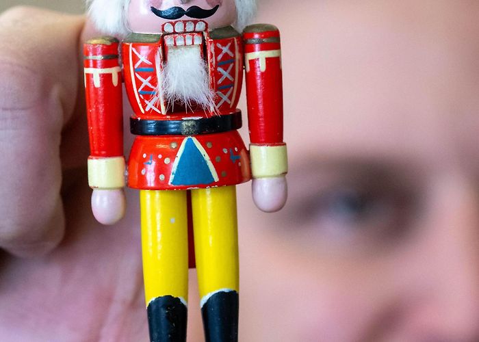 Ore Mountains toy museum Wilhelm the nutcracker returns to Earth from his space adventure photo