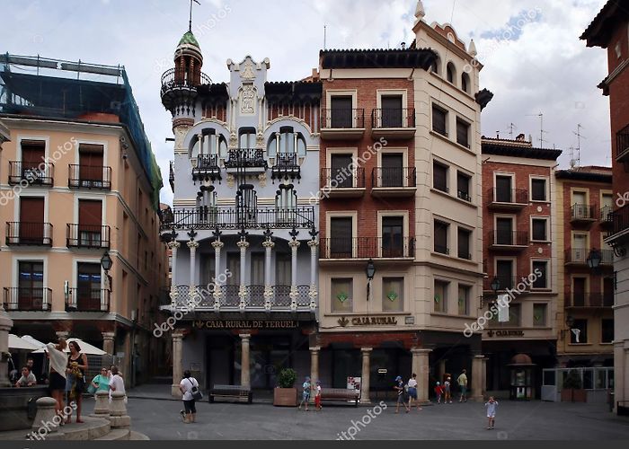 plaza del torico Teruel Spain July 2018 Casa Torico Building Located Main Square ... photo