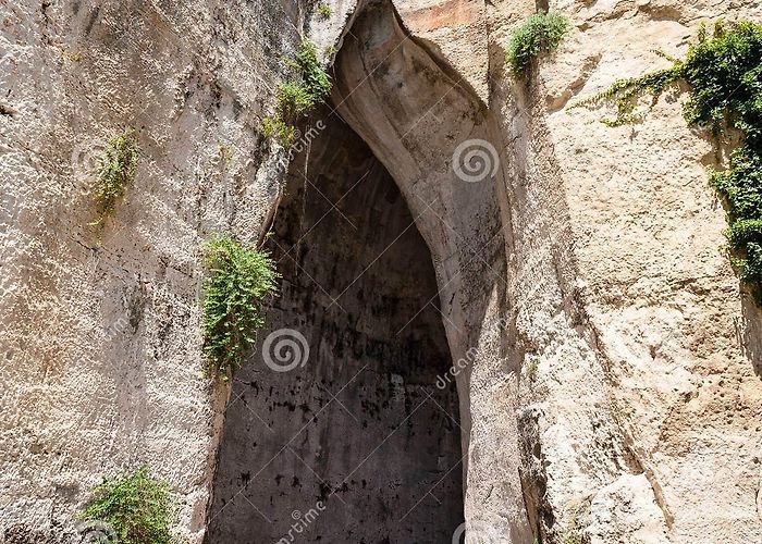 Ear of Dionysius Orecchio di Dionisio Orecchio Di Dionisio Ear of Dionysius Cave Stock Photo - Image of ... photo