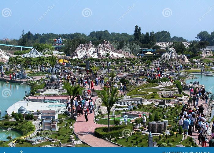 Italy in Miniature Panoramic View of the Theme Park `Italy in Miniature` Italia in ... photo