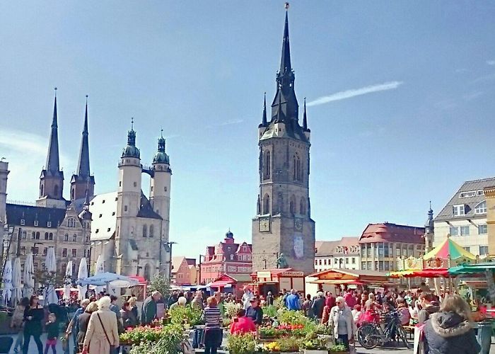 Marktplatz Halle Arbeitsort Marktplatz photo