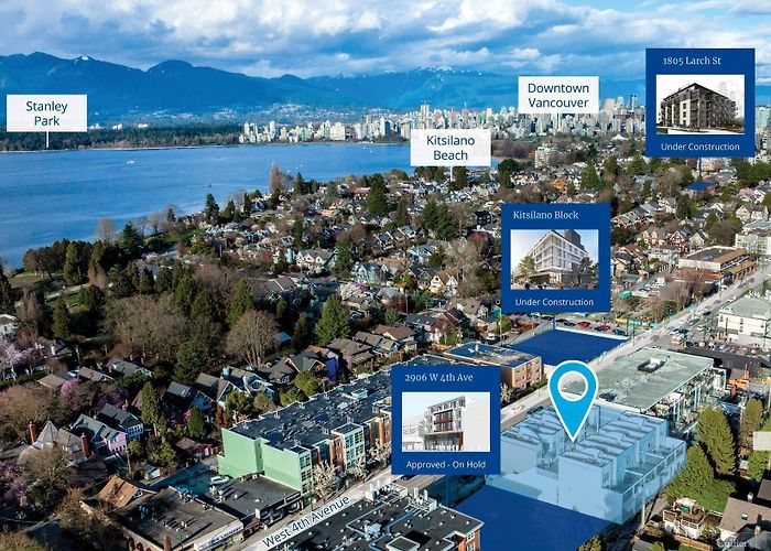 West 4th Avenue Shopping Street Multifamily Sold — 2880 West 4th Avenue, Vancouver, British ... photo