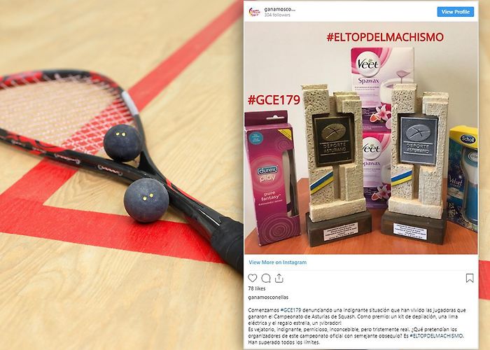 Asturian Business Federation Squash club sparks sexism row after giving vibrator prize to ... photo