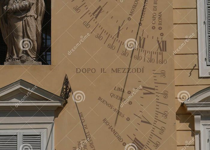 Governor's Palace Solar Sundial in Governor Palace in Parma Stock Image - Image of ... photo