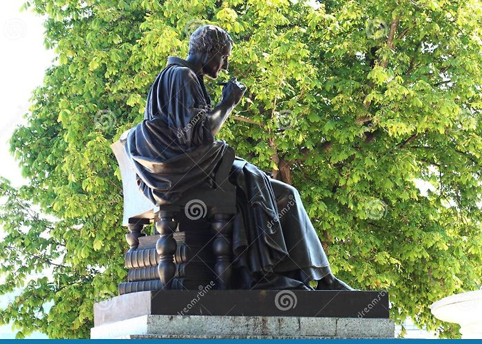 Rousseau Island Rousseau Statue upon Ile Rousseau, Geneva, France Stock Image ... photo