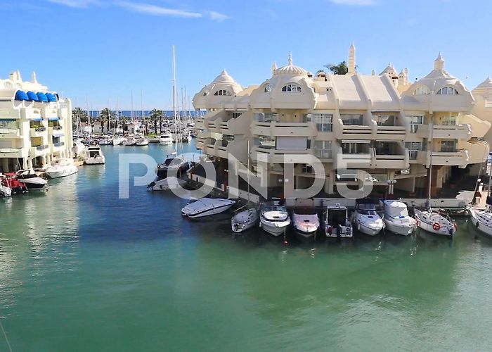 Benalmadena Puerto Marina Puerto Marina Benalmadena, Malaga - Beau... | Stock Video | Pond5 photo