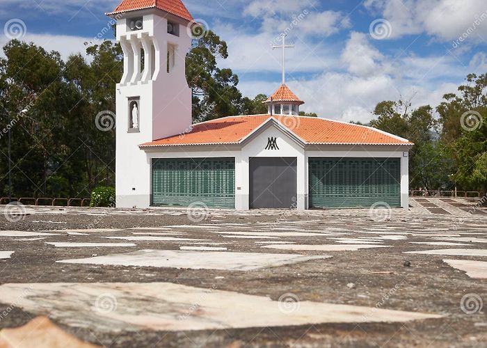 Girao Cape Sanctuary of Fatima Cabo Girao, Camara De Lobos, Madeira Stock ... photo