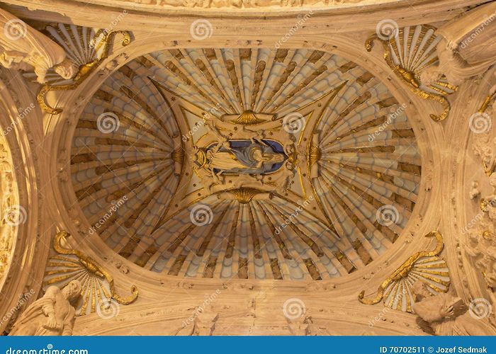San Nicolas de la Villa Church CORDOBA, SPAIN: Ceiling of Baptistery in Church Iglesia San ... photo