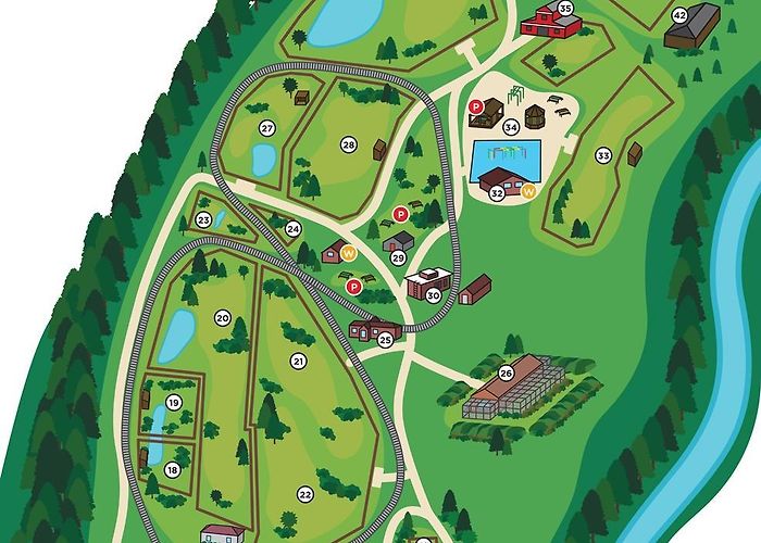 British Columbia Wildlife Park Park Map - BC Wildlife Park photo