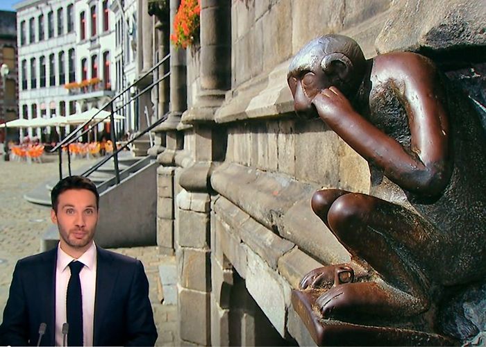 Le Singe du Grand' Garde Mons : le singe de retour sur la Grand-Place après deux ans d ... photo