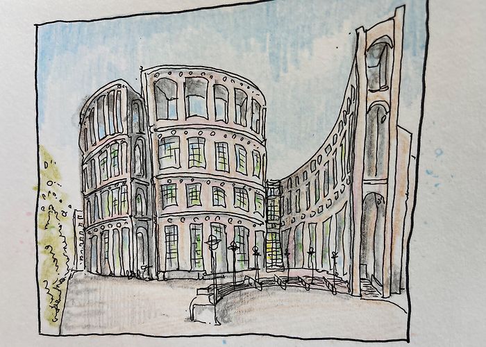 Library Square Library Square, Vancouver : r/urbansketchers photo