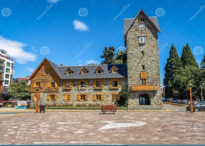 Civic Centre Civic Centre and Main Square in Downtown Bariloche City - San ... photo
