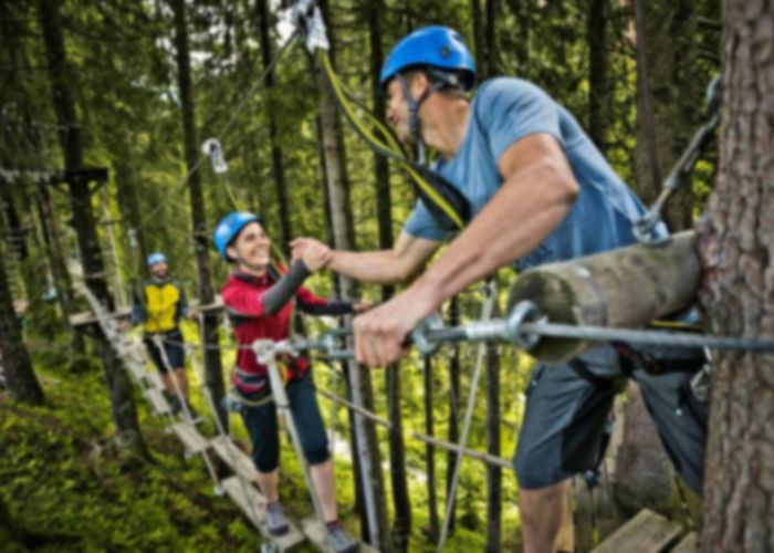 Hochseilpark Saalbach Hinterglemm High Ropes Park Saalbach - Saalbach photo