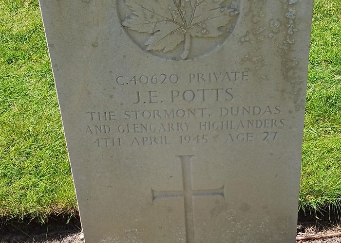 Baak John Elvin Potts - The Canadian Virtual War Memorial - Veterans ... photo