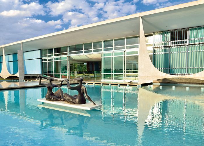 Palácio da Alvorada - Official Residence of the President 60 Years Ago, The Modernist City of Brasília Was Built From ... photo