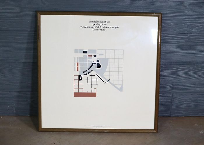 High Museum of Art at Georgia-Pacific Center Vintage High Museum of Art Atlana Commemorative Opening Framed ... photo