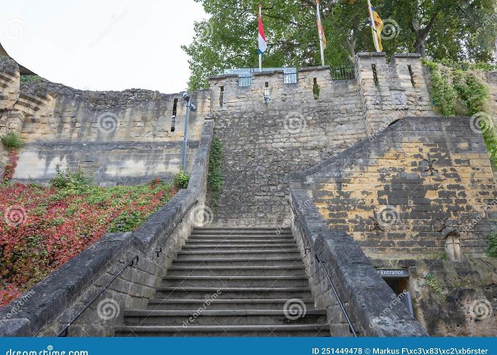 Gemeentegrot Valkenburg He Ruins of the Valkenburg in the Municipality of Valkenburg are ... photo
