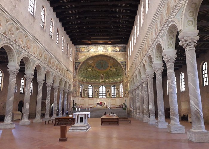 Basilica di Sant'Apollinare in Classe Inside the Basilica of Sant'Apollinare in Classe, Ravenna (Italy ... photo