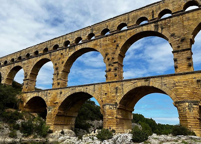 Pont du Gard Visiting the Pont du Gard Aqueduct in France – Boarding Pass photo