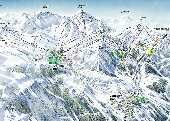 Rincón del Cielo Chair Lift Cerler Ski Resort - Resort and ski area overview - OnTheSnow photo