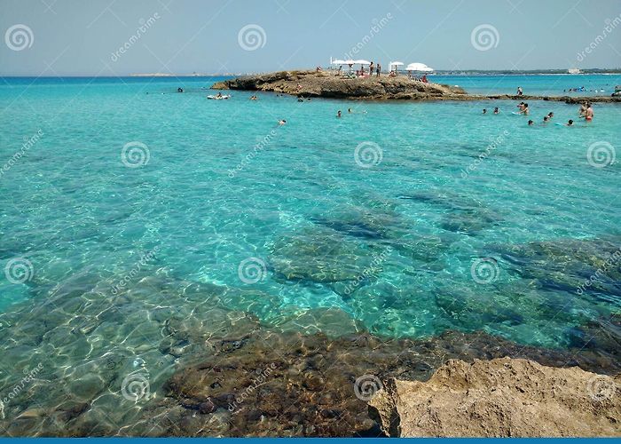 Punta della Suina GALLIPOLI, ITALY - July 2017, Punta Della Suina Beach Near ... photo