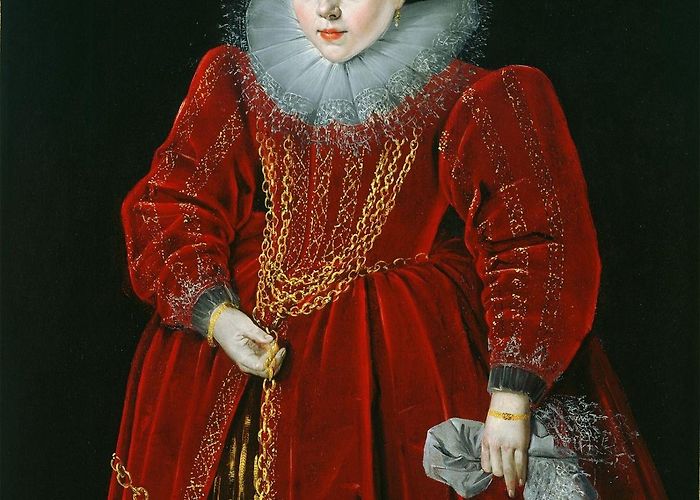Jan van Arckel Catherine van Arckel of Ammerzoden, Aged 8 - 16th Century Fashion photo