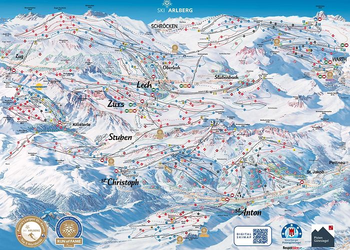 Ski Arlberg St Anton am Arlberg Ski Map Free Download photo