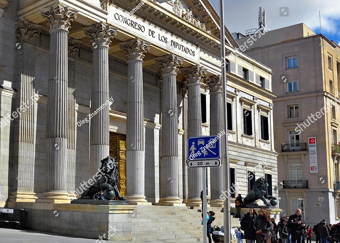 Palacio de las Cortes Madrid Mar 3 2014 Palacio De Stock Photo 185255720 | Shutterstock photo