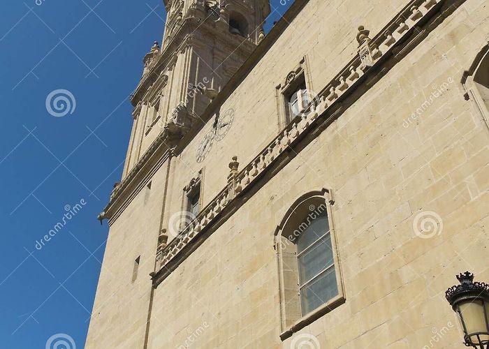 Sta. Mª de La Redonda Procathedral Santa Maria in Logrono La Rioja. Spain. Stock Image - Image of ... photo