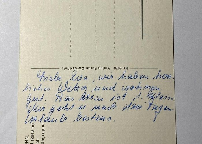 Weissfluhjoch - Weissfluhgipfel Posted Switzerland Postcard - Weissfluhgipfel (Kk3797) | Europe ... photo