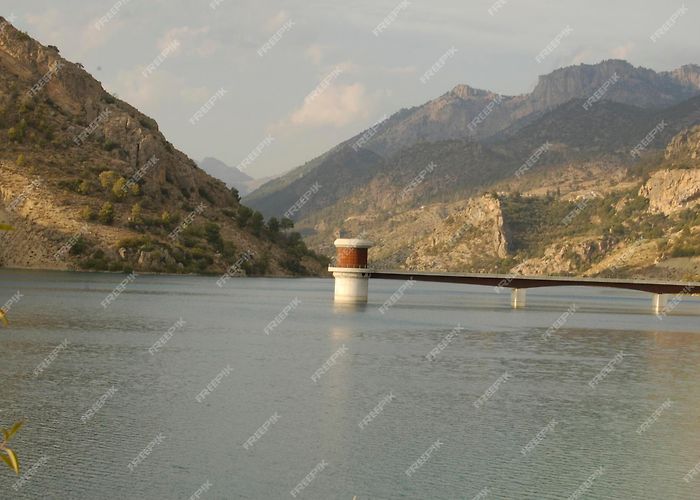 Sierra de Castril Natural Park Premium Photo | The el portillo reservoir is located on the ... photo