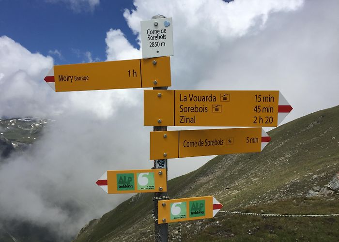 Corne de Sorebois Zinal – Sorebois – Corne de Sorebois – Col de Sorebois – Barrage ... photo