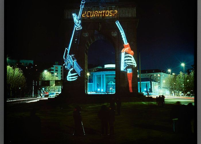 Arco de la Victoria Public Projection: Arco de la Victoria, Madrid, 1991 photo