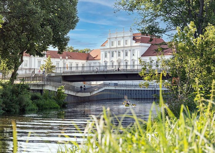 Teufelsbrücke Along water & castle - city walk through Oranienburg, Ruppiner ... photo