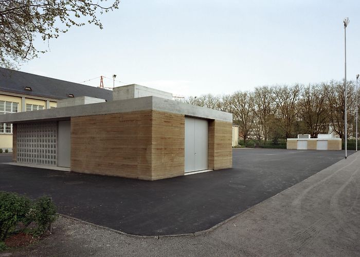 Sportanlage Sihlholzli Boltshauser Architekten, Michael Freisager · Storage buildings and ... photo