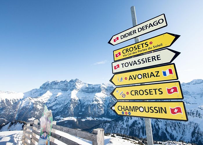 Pointe de L'Au 7 panoramic on-piste viewpoints : in the Region Dents du Midi photo