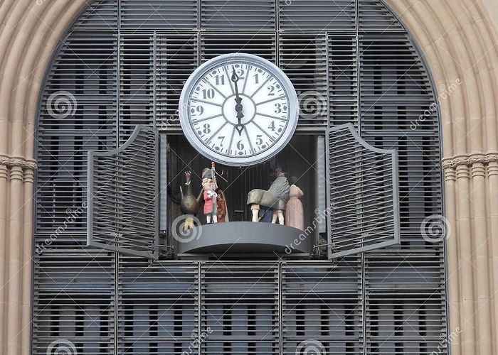 Tarragona Town Hall Spain: the Clock Tower at the Market Hall in Tarragona Stock Photo ... photo