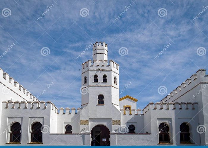 Plaza de Santa Maria Municipal Library in Tarifa -Andalucia, Spain Stock Image - Image ... photo