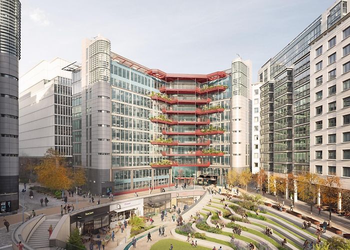 Sheldon Square British Land Tunes Virgin Media O2 Into London Headquarters photo