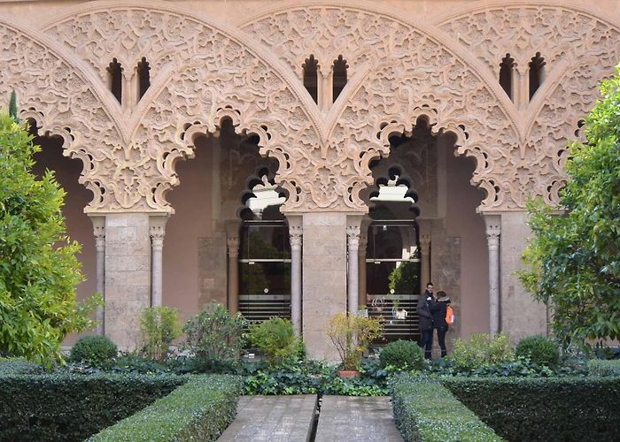 Aljafería Palace The Aljafería Palace (Zaragoza, Spain) was the 'home' of Conte di ... photo