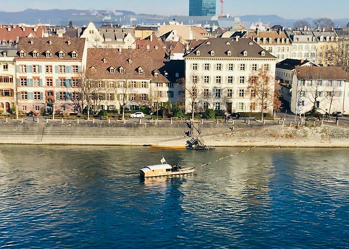 Pfalz Basel View of the Rhine River and Klein Basel from Münster Pfalz » Basel ... photo