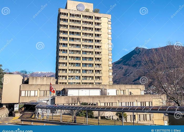 Lugano Hospital - Civico View of Lugano Civic Hospital EOC Ospedale Civico, is Part of the ... photo