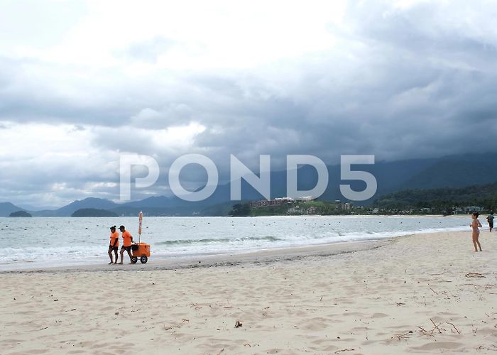 Tabatinga Beach Caraguatatuba, Tabatinga beach, Sao Paul... | Stock Video | Pond5 photo